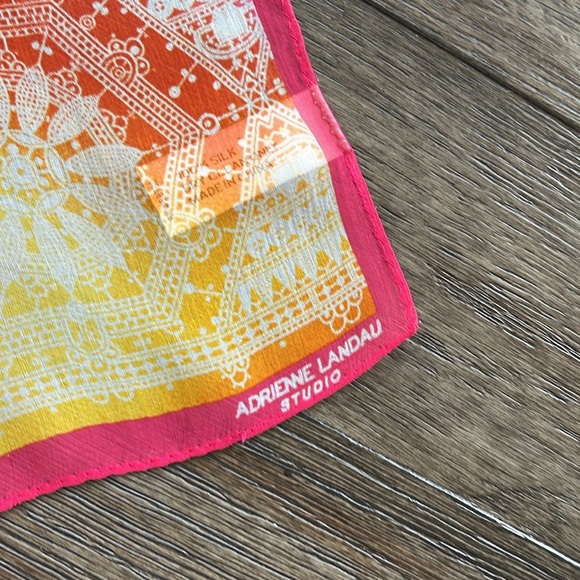 Adrienne Landau Studio Silk Scarf - Picture 5 of 5